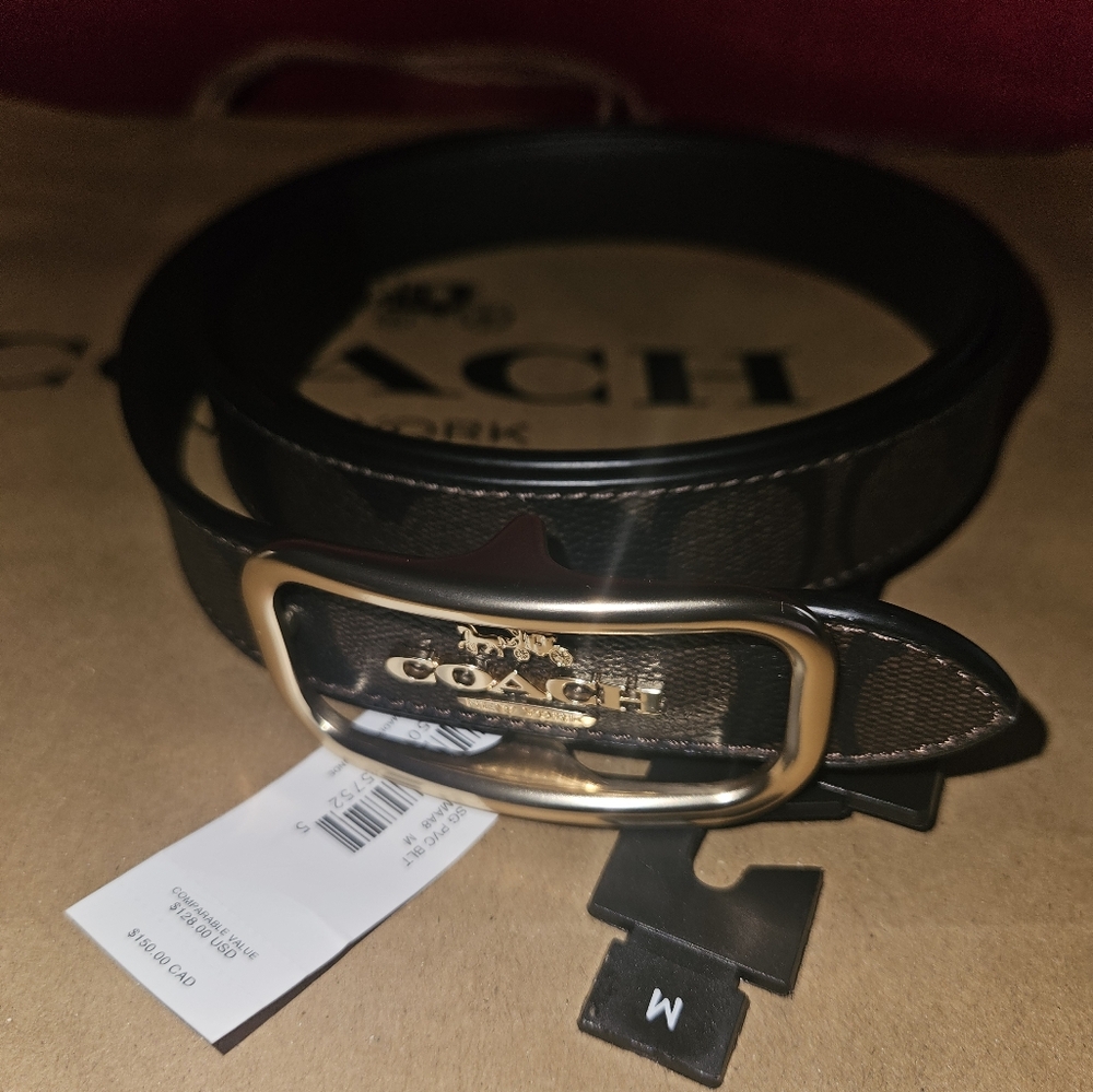 Coach Morgan Signature PVC Belt - Picture 4 of 6